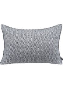 HOCK Dekokissen »Ivy« leicht gemustert, Kissenhülle mit Füllung, 1 Stück , blau , H.O.C.K. , Obermaterial: 100% Polyester