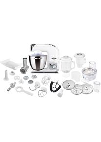 2THETA eta , Küchenmaschine »002890061« 1200 Watt mit Mll-Gehäuse, mit viel Zubehör , weiss