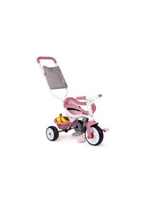 Dreirad »Be Move Komfort Rosa«, Gurt, Pedal-Freilauf, Schiebestange, Verstellbarer Sitz , rosa , Smoby