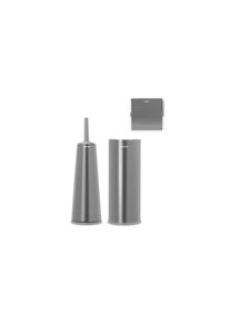 WC-Garnitur »Set ReNew Schwarz«, aus Kunststoff , schwarz , Brabantia