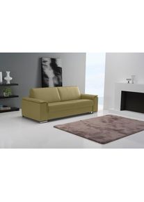 Egoitaliano Schlafsofa »Cecilia, modern & elegant, erstklassiger Sitzkomfort, Dauerschläfer«, inkl. Matratze und hochwertigem Metallbettrahmen, toller...