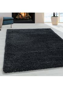 Hochflor-Teppich »FLUFFY 3500«, rechteckig, 50 mm Höhe, Langflor, Shaggy, uni, robust, auch in rund erhältlich, Wohnzimmer , grau , Ayyildiz Teppiche