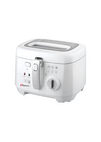 Ohmex, ohmex Fritteuse &raquo;Fritteuse FRY 1180&laquo; 1800 W Fassungsverm&ouml;gen 2,5 l, wei&szlig;, hellgrau, Einheitsgr&ouml;&szlig;e, Fritteuse
