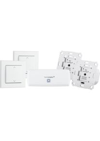 homematic IP , Smart-Home Starter-Set , weiss , Die verschlüsselte Kommunikation ermöglicht einen sicheren Zugriff auf Ihr Smart Home – auch von...