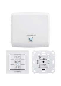 homematic IP , Smart-Home Starter-Set »Rollladensteuerung (3-tlg.)« , weiss