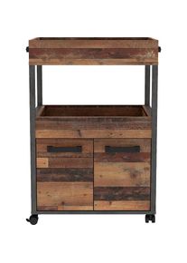 Barschrank »Homebar«, Höhe ca. 88 cm , grau , FORTE