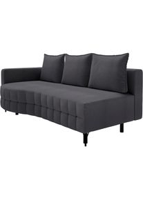 Loungesofa »T wiggy Schlafsofa mit Bettfunktion und Bettkasten,«, komfortabler Federkern, super Sitzkomfort, elegante Formensprache , grau , exxpo...