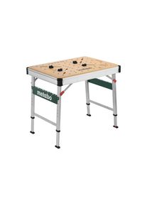 Metabo, Metabo Werkbank &raquo;MWB 100&laquo;, silberfarben, Verbindungsm&ouml;glichkeit mehrerer Tische durch mitgelieferte Eckverbinder