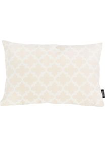 Dekokissen »Windsor Milano«, Jacquardgewebte Kissenhülle ohne Füllung mit Reissverschluss, 1 Stück , beige , done.