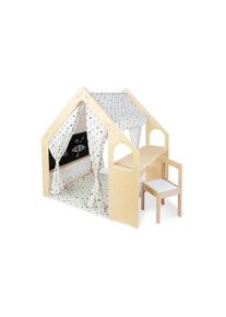 Pinolino , Spielhaus »Thilda Kleine Flitzer 3-tlg.« , weiss