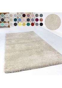 Hochflor-Teppich »Relaxx ESP-4150« rechteckig 25 mm Höhe Wohnzimmer, sehr grosse Farbauswahl, weicher dichter Hochflor , beige , Esprit ,...