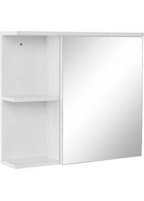 Badezimmerspiegelschrank »Stian«, mit Spiegeltür und Push-to-open Funktion, Breite 60 cm, Höhe 53 cm , weiss , Welltime