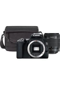 Canon , Spiegelreflexkamera »250D + EF-S 18-55mm f/3.5-5.6 III + SB130 Kit«, EF-S 18-55mm f/3.5-5.6 III, 24,1 MP, Bluetooth-WLAN , schwarz