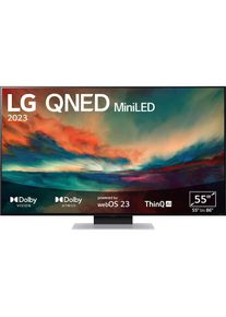 LG , QNED-Fernseher »55QNED866RE«, 4K Ultra HD, Smart-TV, QNED MiniLED,bis zu 120Hz,α7 Gen6 4K AI-Prozessor,Dolby Vision & Atmos , schwarz ,...