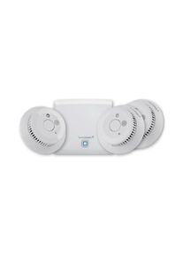 homematic IP , Smart-Home Starter-Set , weiss , 10 Jahre Batterielaufzeit der Rauchwarnmelder