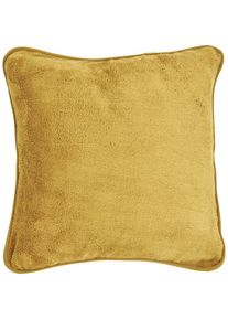 Dekokissen »Softie«, Extra weiche und anschmiegsame Kissenhülle ohne Füllung, 1 Stück , goldfarben , done.