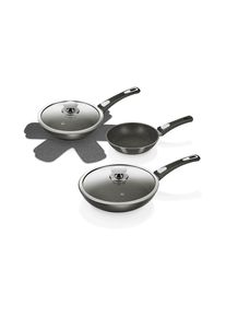 Pfannen-Set »Set 20 cm/24 cm/28 cm«, Edelstahl , grau , Genius