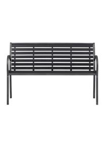 Gartenbank »Karla, 124 x 60 cm, Schwarz« , schwarz , Schou