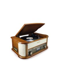 Soundmaster , Stereoanlage »NR546«, (Bluetooth Digitalradio (DAB+)-FM-Tuner) , beige , Praktische Fernbedienung