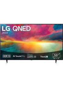 LG , QNED-Fernseher »55QNED756RA«, 4K Ultra HD, Smart-TV, QNED,α5 Gen6 4K AI-Prozessor,HDR10,HDMI 2.0,Single Triple Tuner , schwarz , Starker α5...