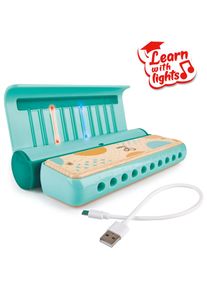 HAPE , Spielzeug-Musikinstrument »Leuchtende Lern-Harmonica« , blau