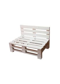 Loungesofa »Weiss, 120 x 50/86 x 80«, Holzart: Tanne (Bosnien und Herzegowina) , weiss , Cocon