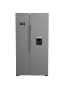 Beko , Side-by-Side, GN163242XBCHN, 179 cm hoch, 91 cm breit , silberfarben , 0
