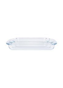 Auflaufform »Glas, 3 Stück, Eckig« , farblos , FURBER