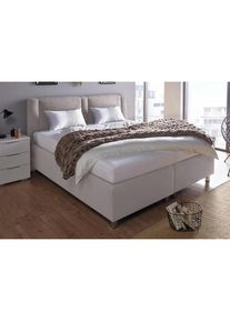 Boxspringbett inkl. Zierkissen , grau , Westfalia Schlafkomfort