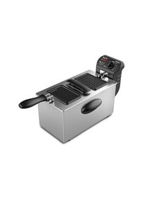 TRISA, Fritteuse &raquo;Crispy Fry 3 kg&laquo; 2000 W Fassungsverm&ouml;gen 3 l, silberfarben, Einheitsgr&ouml;&szlig;e, Fritteuse