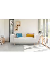 2-Sitzer »Maroon«, in skandinavischem Design, mit losen Kissen , beige , Andas