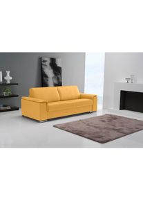 Egoitaliano Schlafsofa »Cecilia, modern & elegant, erstklassiger Sitzkomfort, Dauerschläfer«, inkl. Matratze und hochwertigem Metallbettrahmen, toller...
