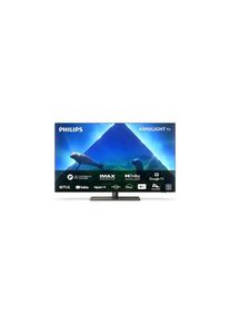 Philips , OLED-Fernseher »42OLED808/12 42 3840 x 2160 (Ultra HD 4K), OLED«, 4K Ultra HD, Google TV , schwarz , 4 x 10 W-Lautsprecher und 30...