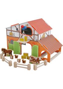 Spielwelt »Farm«, aus Holz , bunt , Roba