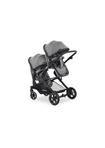 hauck , Geschwisterwagen »Atlantic Twin Melange Grey«, 36 kg , grau