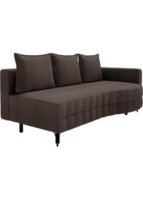 Loungesofa »T wiggy Schlafsofa mit Bettfunktion und Bettkasten,«, komfortabler Federkern, super Sitzkomfort, elegante Formensprache , braun , exxpo...