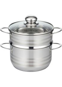 Elo Basic Dampfgartopf »Brillant«, Edelstahl, Glasdeckel, Induktion , silberfarben , Elo - Basic
