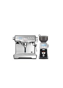 Sage , Siebträgermaschine »Siebträgermaschine Dynamic Duo« , silberfarben