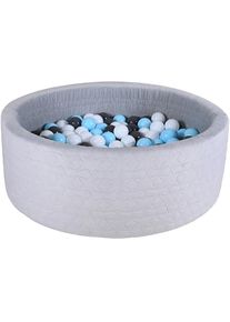 Bällebad »Soft, Geo Grey«, mit 300 Bälle creme/Grey/lightBlue; Made in Europe , grau , KNORRTOYS