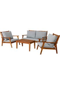 ByLiving , Gartenlounge-Set »LA PALMA«, (Set, 11 tlg., Lounge -Set, Gartenmöbel-Set, FSC -zertifiziertes Massivholz), aus massivem Akazienholz mit...