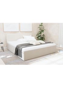 Polsterbett »Shawn« zwei verschiedene Liegehöhen wählbar , weiss , Westfalia Schlafkomfort