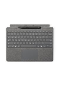 Microsoft, Tablet-Tastatur &raquo;Surface Pro Keyboard mit Slim Pen 2 (CH-Layout)&laquo; (), platin, Surface Slim Pen 2 : pr&auml;ziser, aktiver Eingabestift mit 
