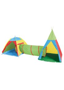 Spielzelt »Zeltstadt Zenovia«, mit Spieltunnel , bunt , KNORRTOYS