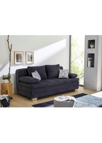 Jockenh&ouml;fer Jockenh&ouml;fer Gruppe, Schlafsofa &raquo;Lincoln&laquo; mit Bettfunktion und Bettkasten, als Dauerschl&auml;fer geeignet, dunkelblau, B/H/T: 203 cm x 85 cm x 106 cm