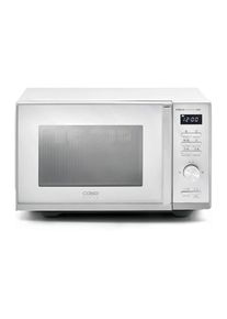 CASO GERMANY Caso , Mikrowelle »mit Grill HCMG 25 Ceramic Chef Silber«, 2100 W , silberfarben