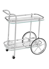 Home Affaire, Home Affaire K&uuml;chenwagen, silberfarben, B/H/T: 69 cm x 75 cm x 43 cm