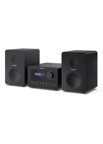 Sharp , Stereoanlage »Micro HIFI DAB+ XL-B520D«, (24 W) , schwarz , USB-MP3-Wiedergabe (Laufwerke bis zu 64 GB werden unterstützt)