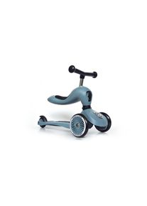 Ackerman Dreiradscooter &raquo;Ride Scooter Highwaykick 1 Steel&laquo;, blau, grau, Einheitsgr&ouml;&szlig;e, Dreiradscooter