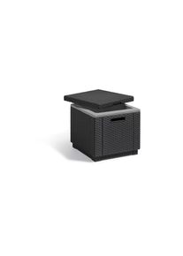 Gartentisch »Lounge Ice Cube, Graphite, 40L, 42 x 42 x 41« , grau , Allibert