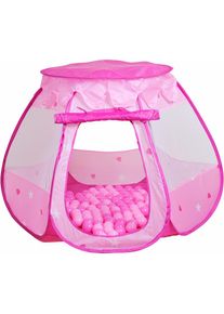 Bällebad »Bella«, mit 100 Bällen , rosa , KNORRTOYS